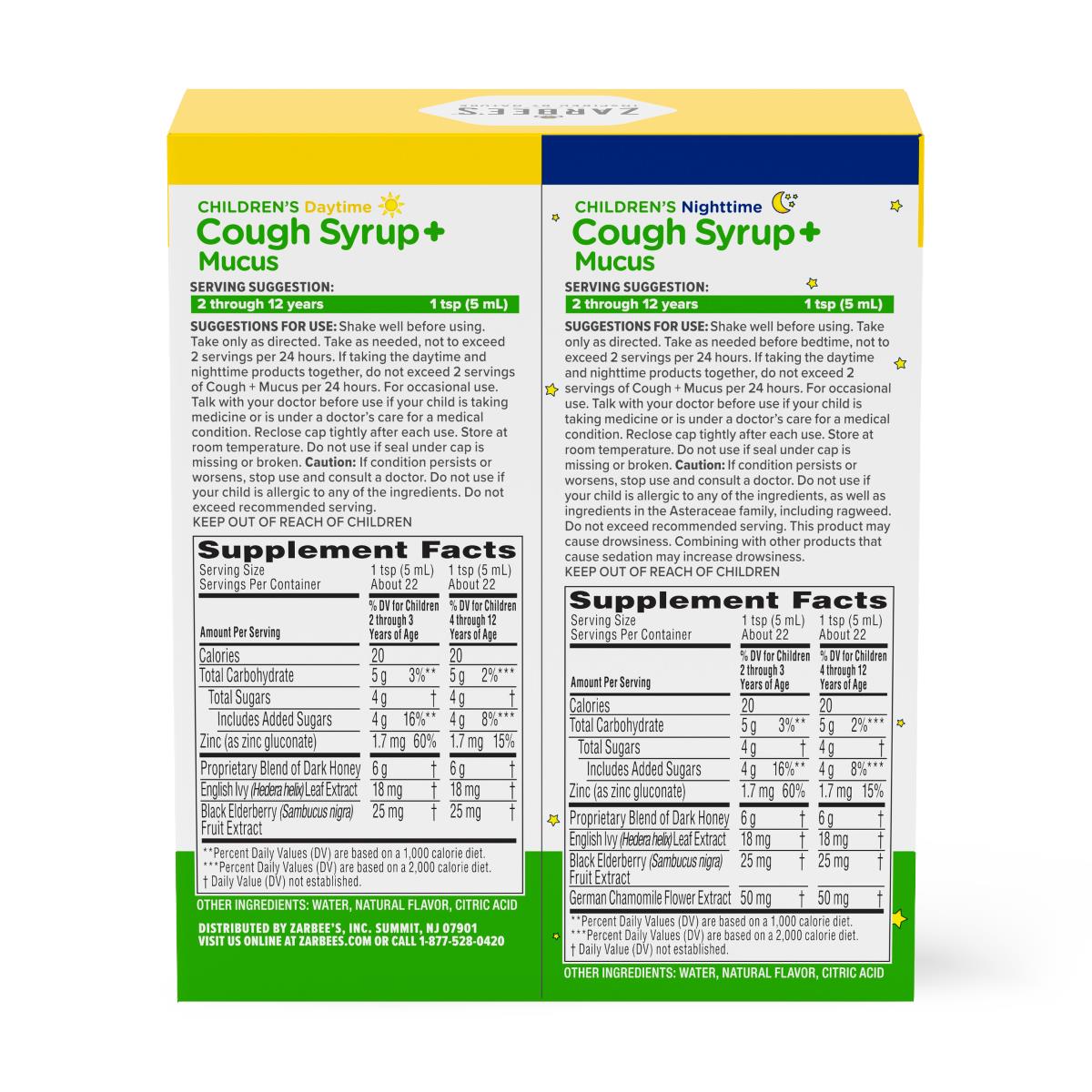 Zarbees Cough Syrup + Mucus Relief - BeHope
