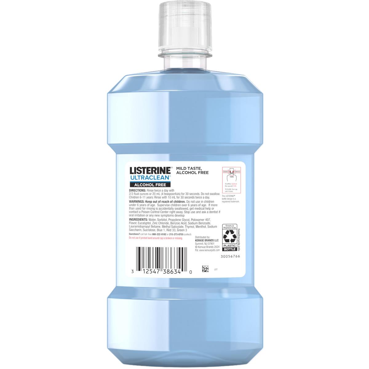 Listerine Alcohol Free Mouthwash - BeHope