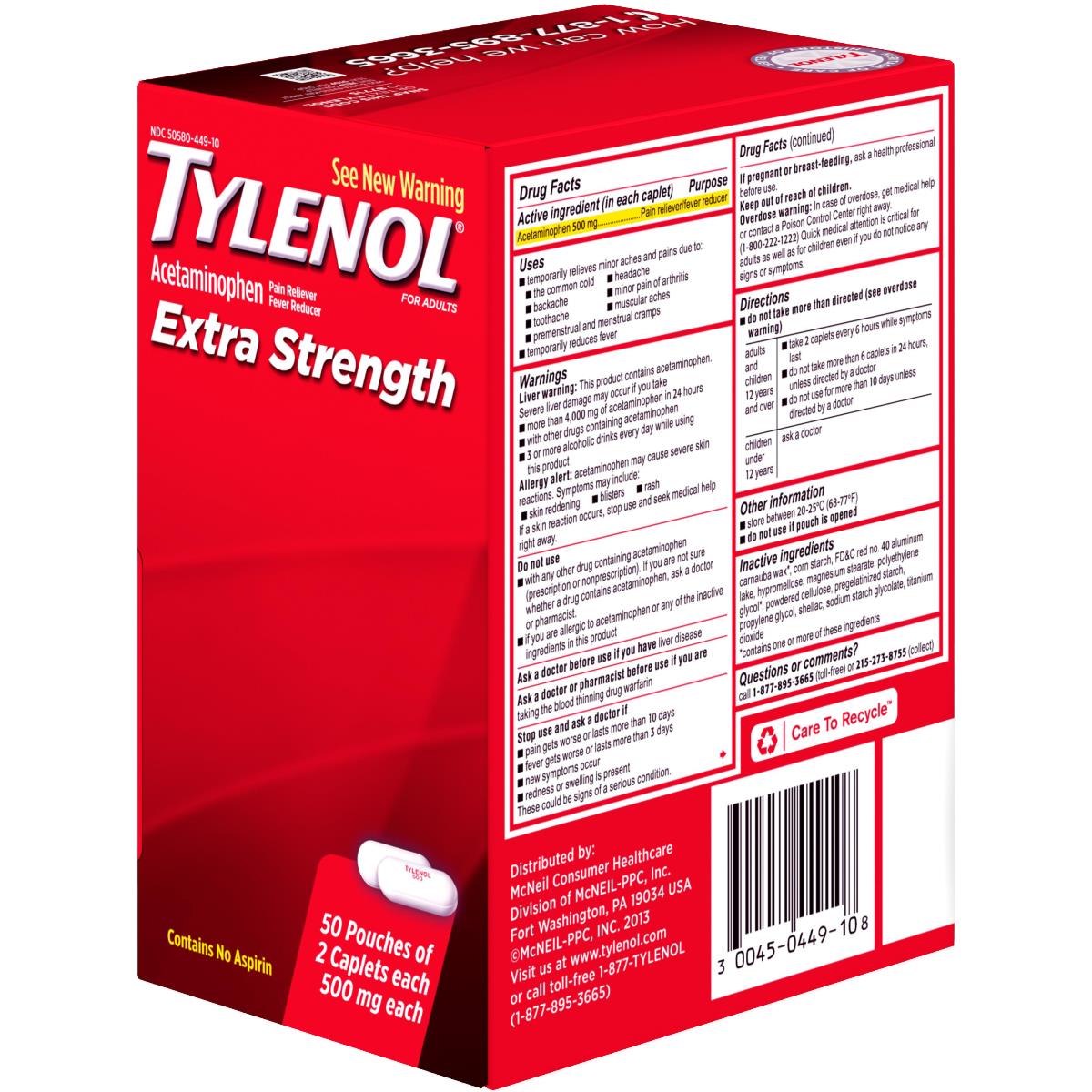 Tylenol Extra-strength Tablets And Caplets - BeHope