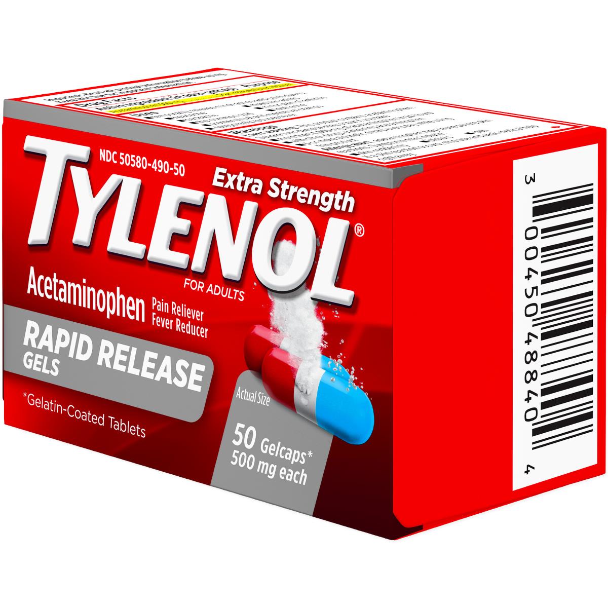Tylenol Rapid Release Gelcaps