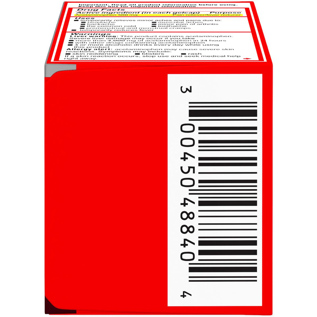 Tylenol Rapid Release Gelcaps