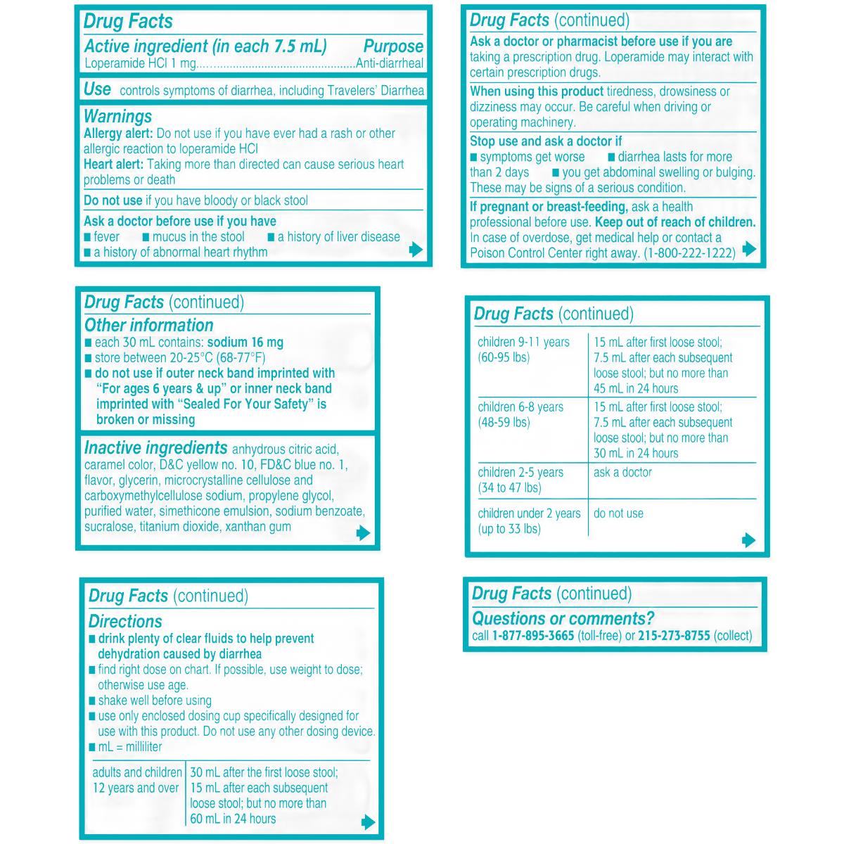 Imodium Antidiarrheal Liquid Oral Solution - BeHope