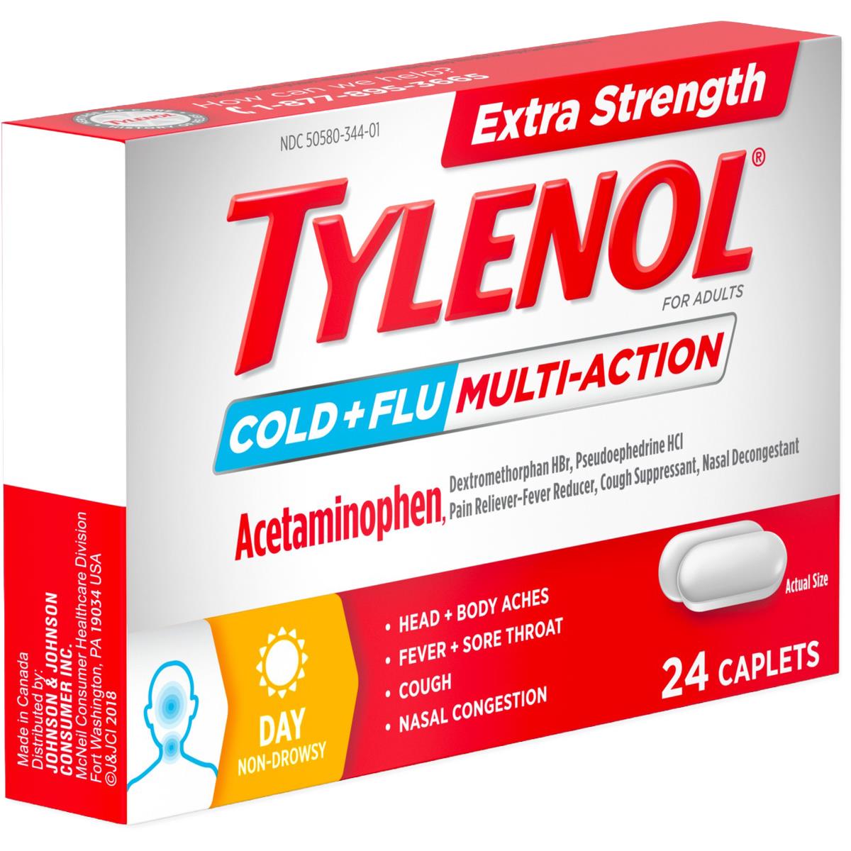 Tylenol Extra Strength Cold + Flu Tablet