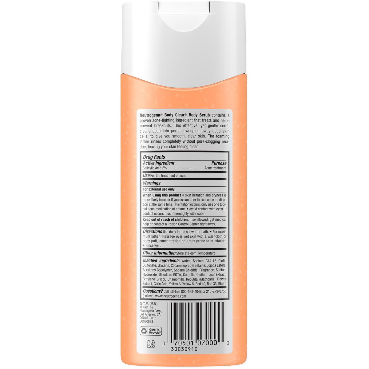 Neutrogena Clear Body Scrub