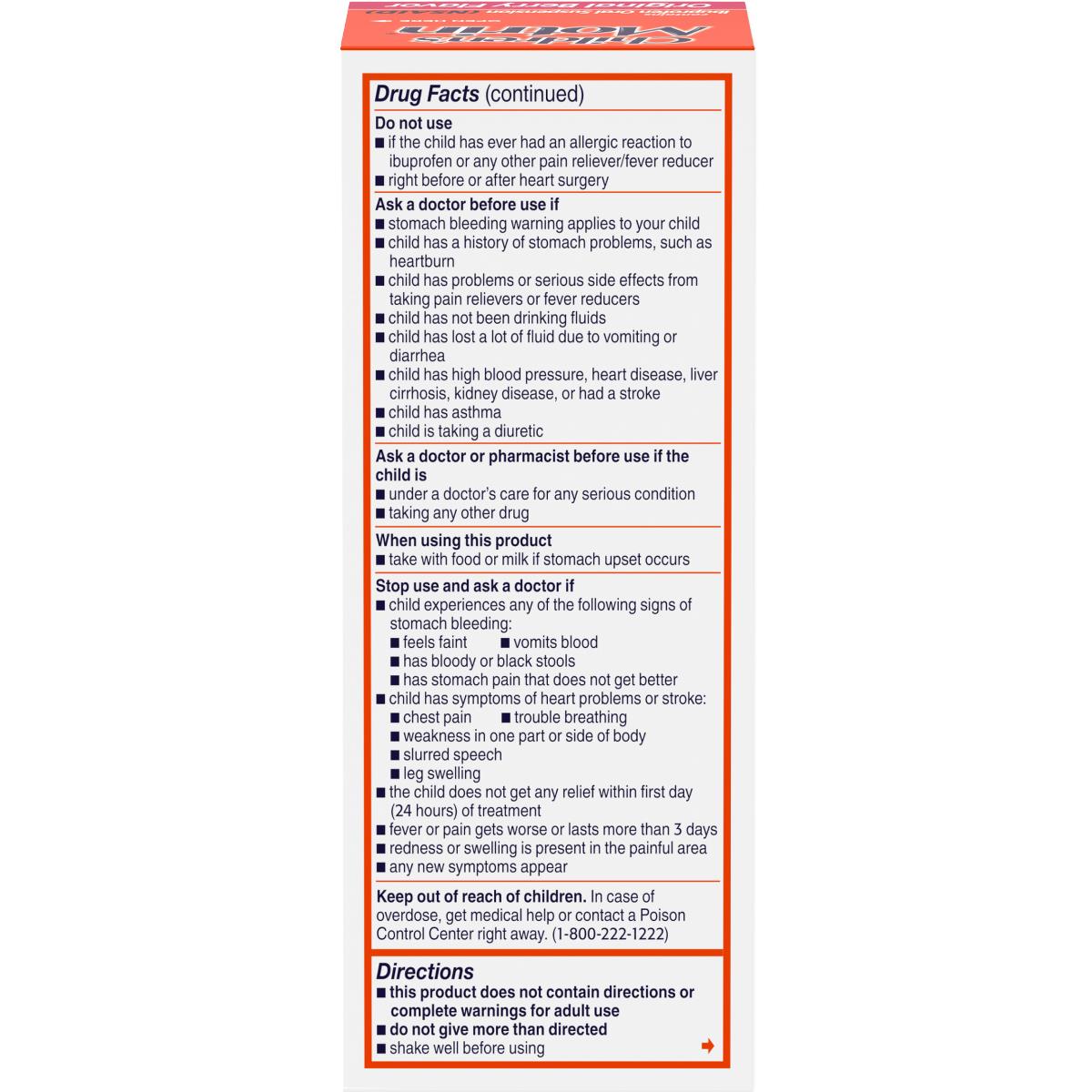 Motrin Children's Oral Suspension