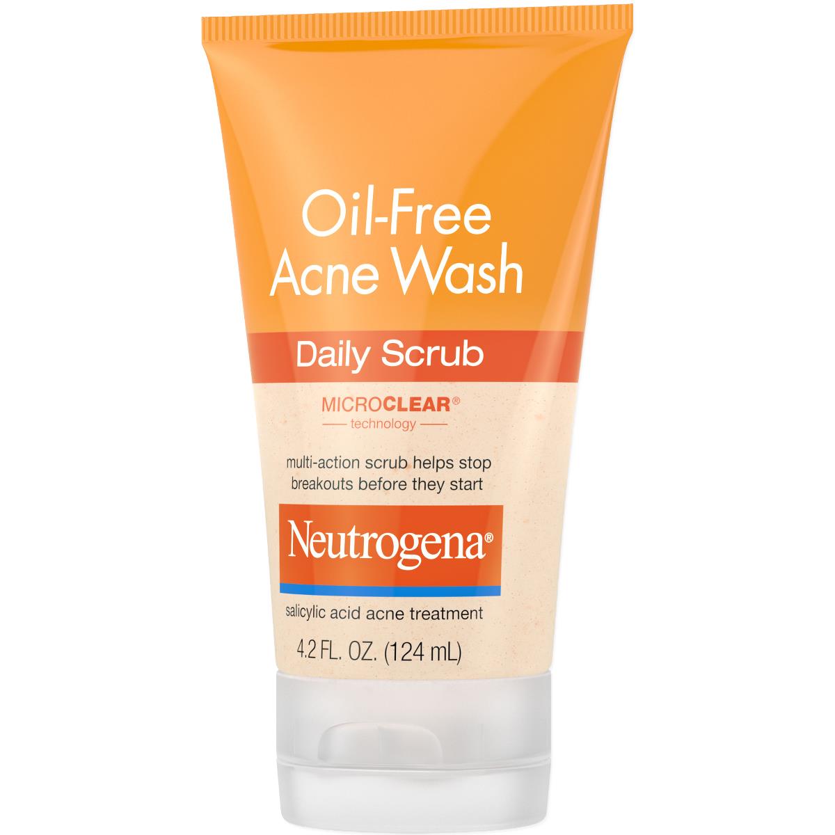 Neutrogena Oil-free Acne Wash With Pink Grapefruit Foaming Scrub - BeHope
