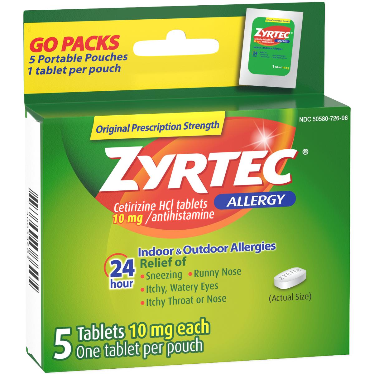Zyrtec 24-hour Allergy-relief Medication - BeHope