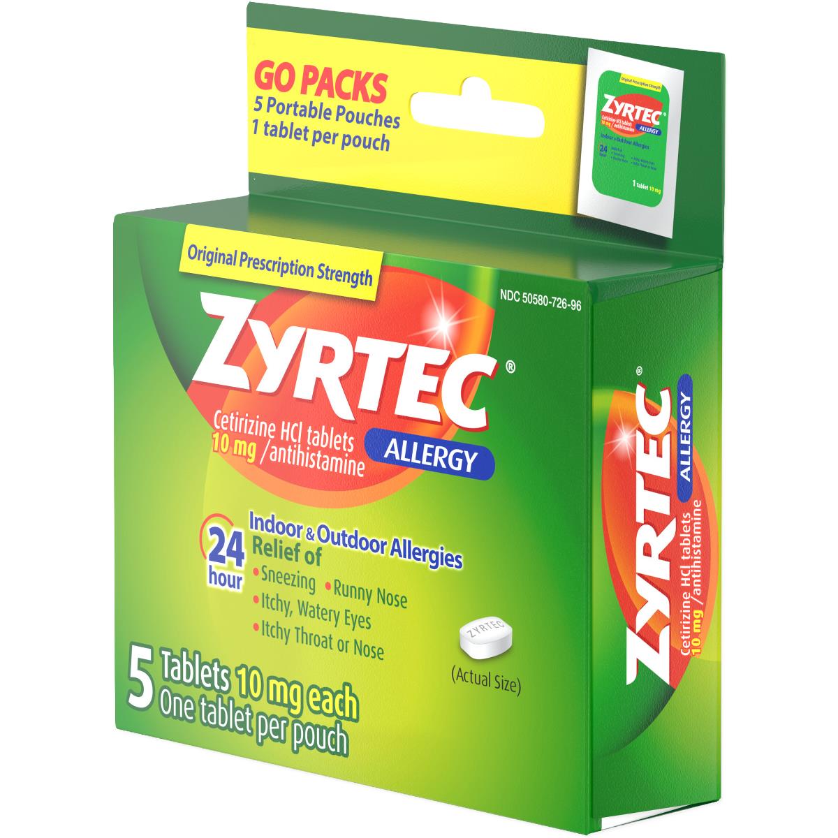 Zyrtec 24-hour Allergy-relief Medication - BeHope