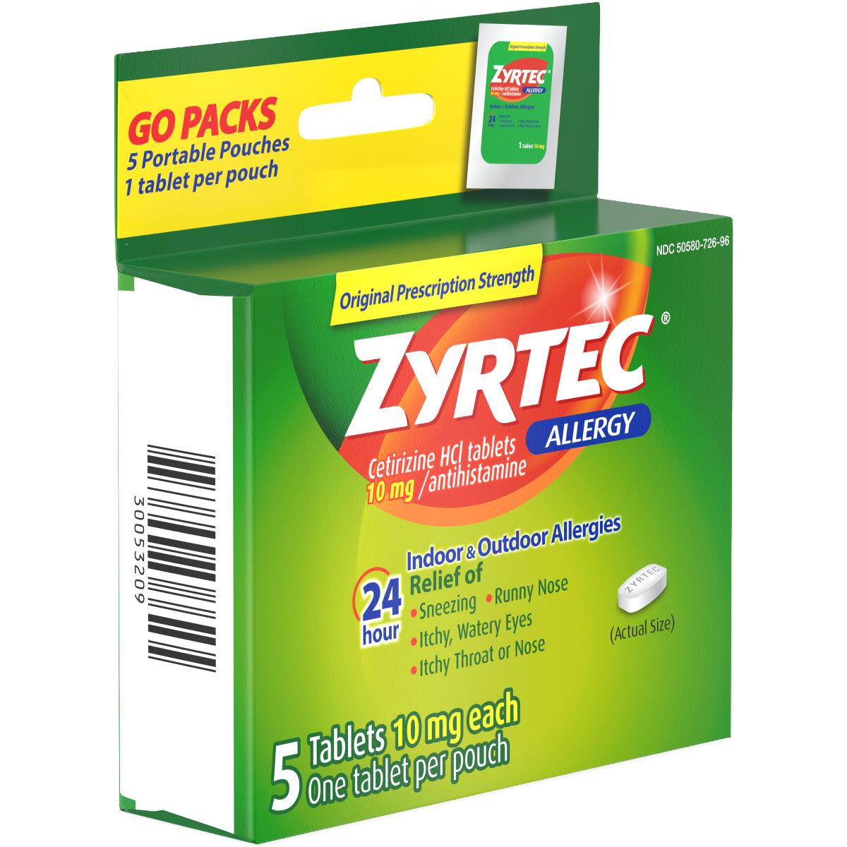 Zyrtec 24-hour Allergy-relief Medication - BeHope