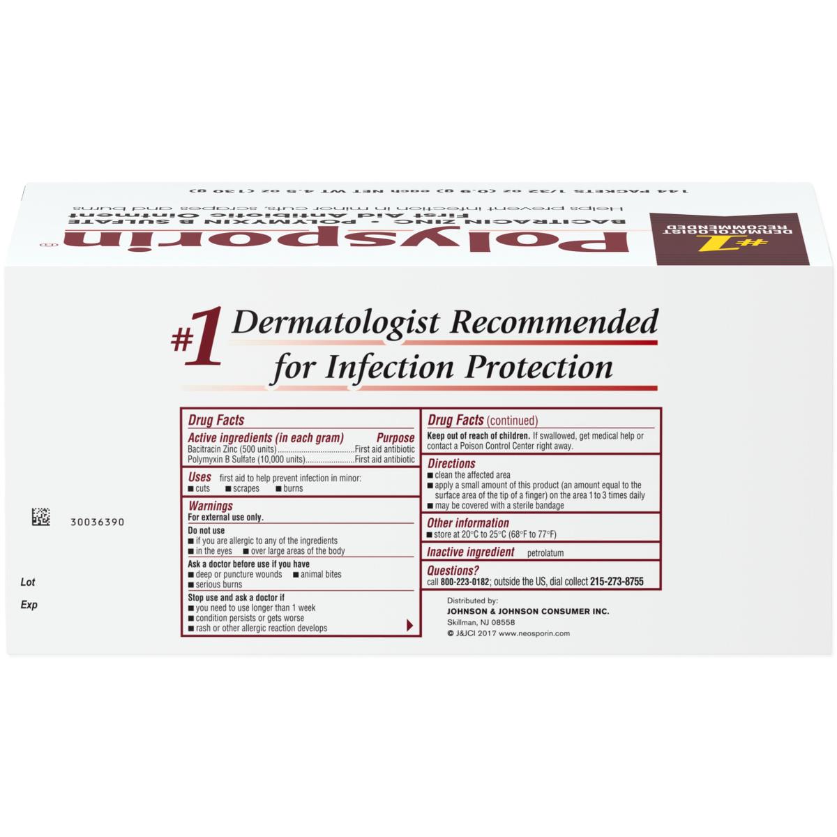 Polysporin Bacitracin and Polymyxin B Ointment
