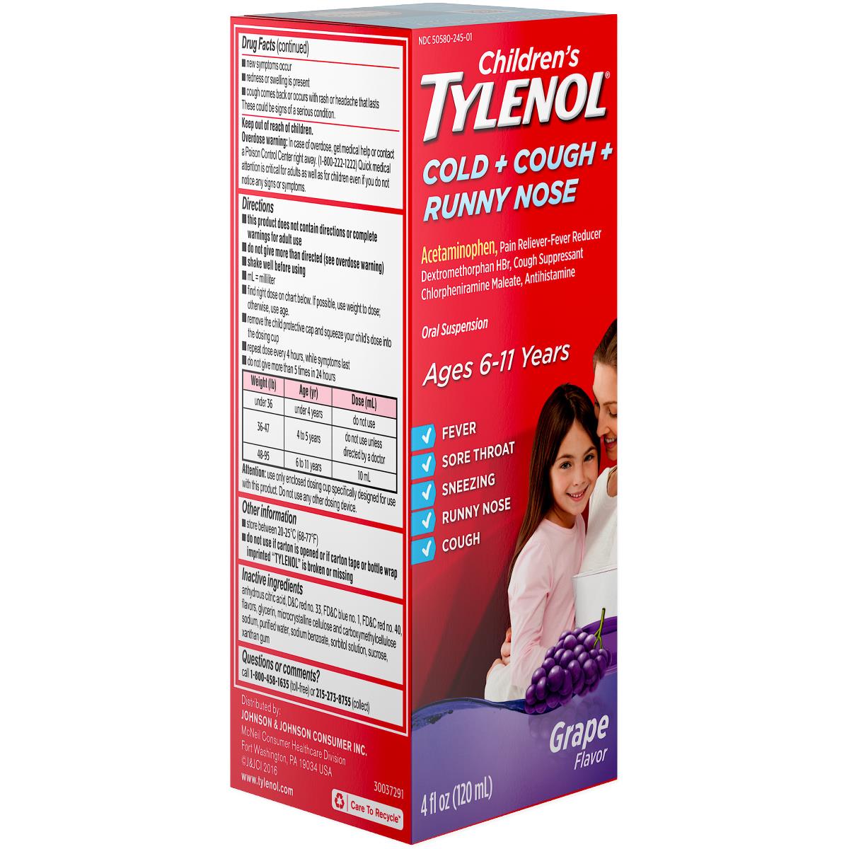 Tylenol Children's Pain + Fever Oral Suspension - BeHope