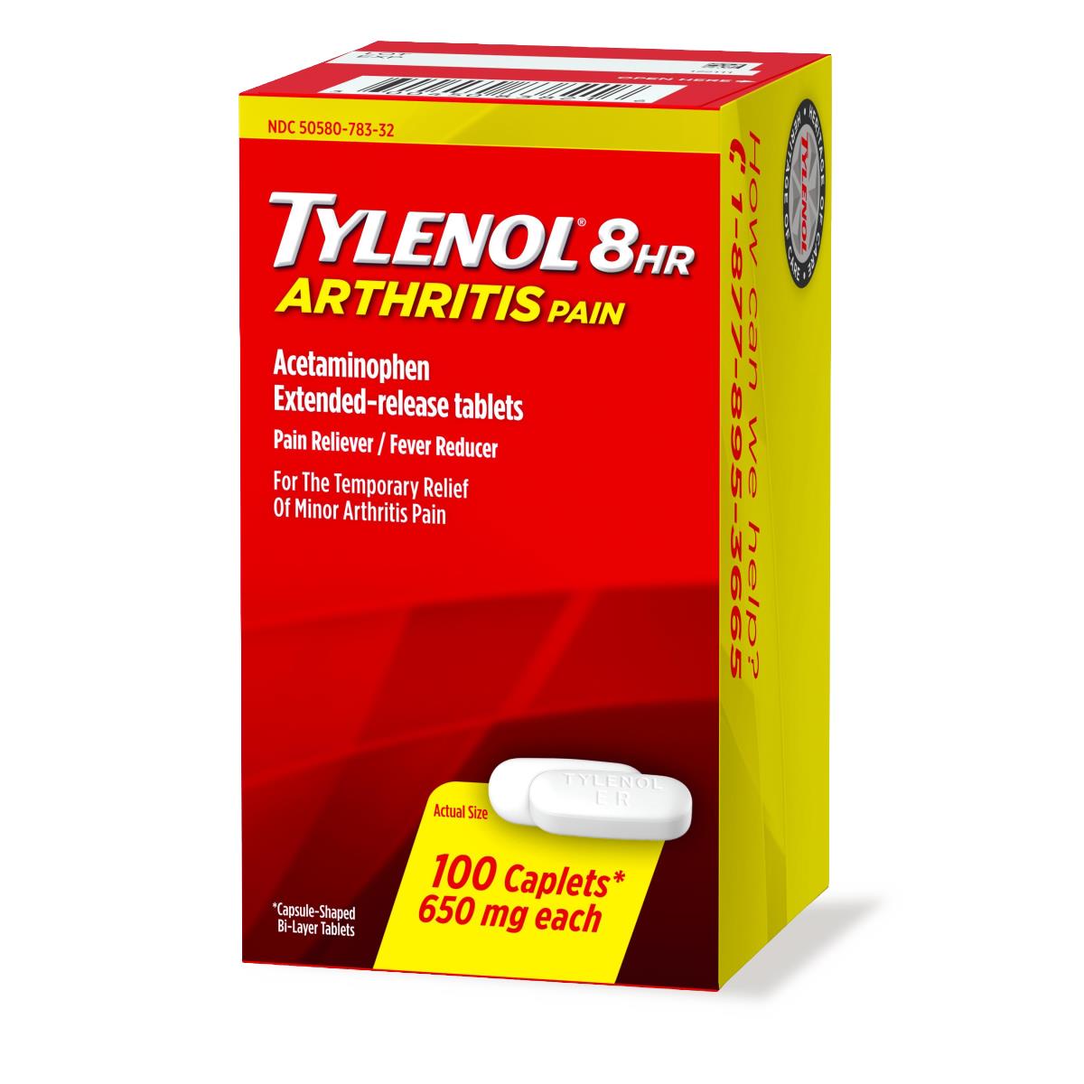 Tylenol 8-hour Arthritis Pain Tablets - BeHope