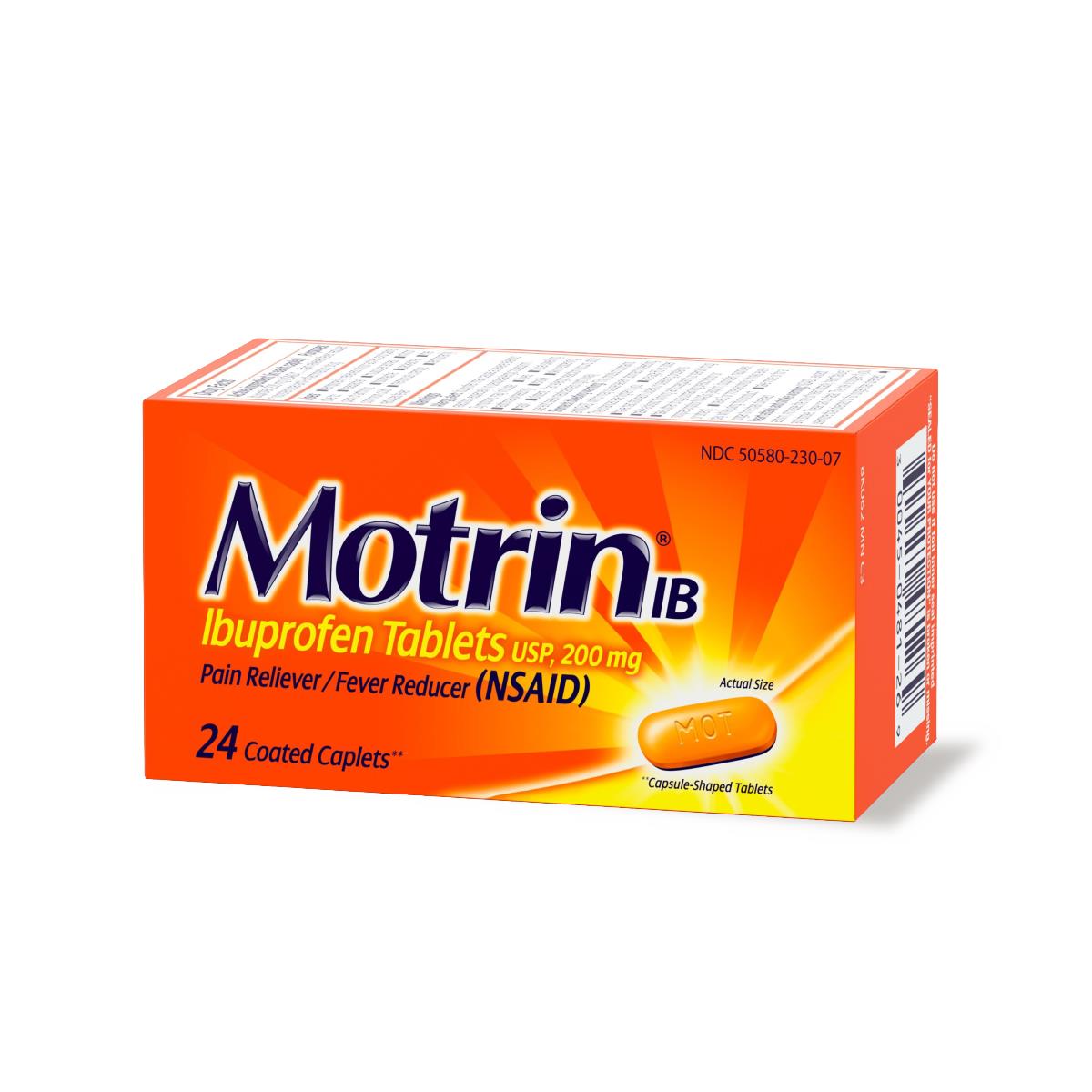 Motrin Pain Reliever And Fever Reducer Caplets - BeHope