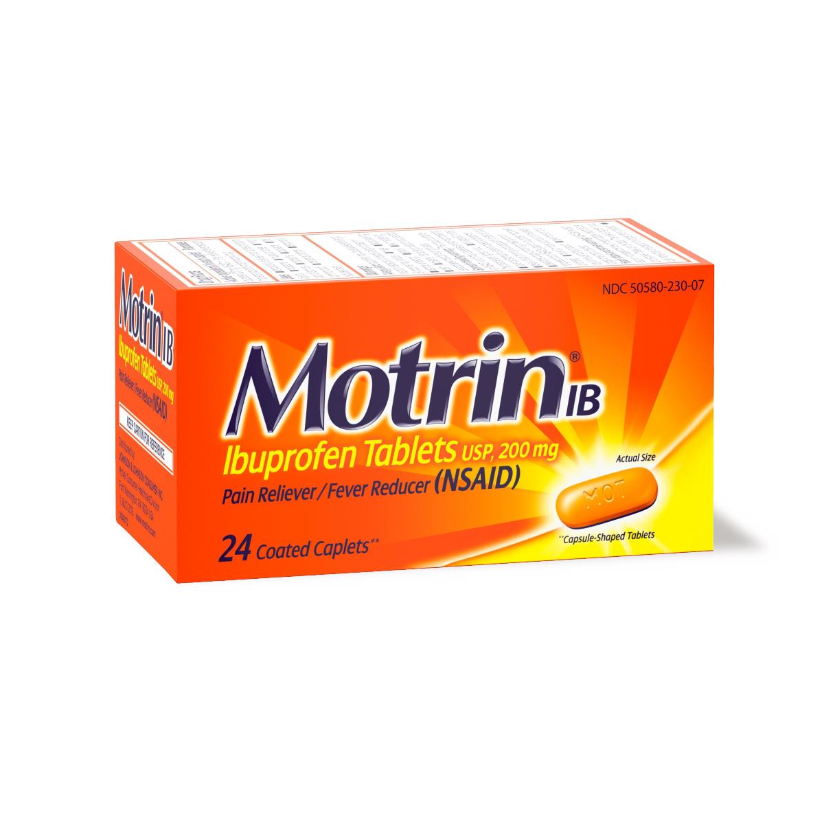 Motrin Pain Reliever And Fever Reducer Caplets - BeHope