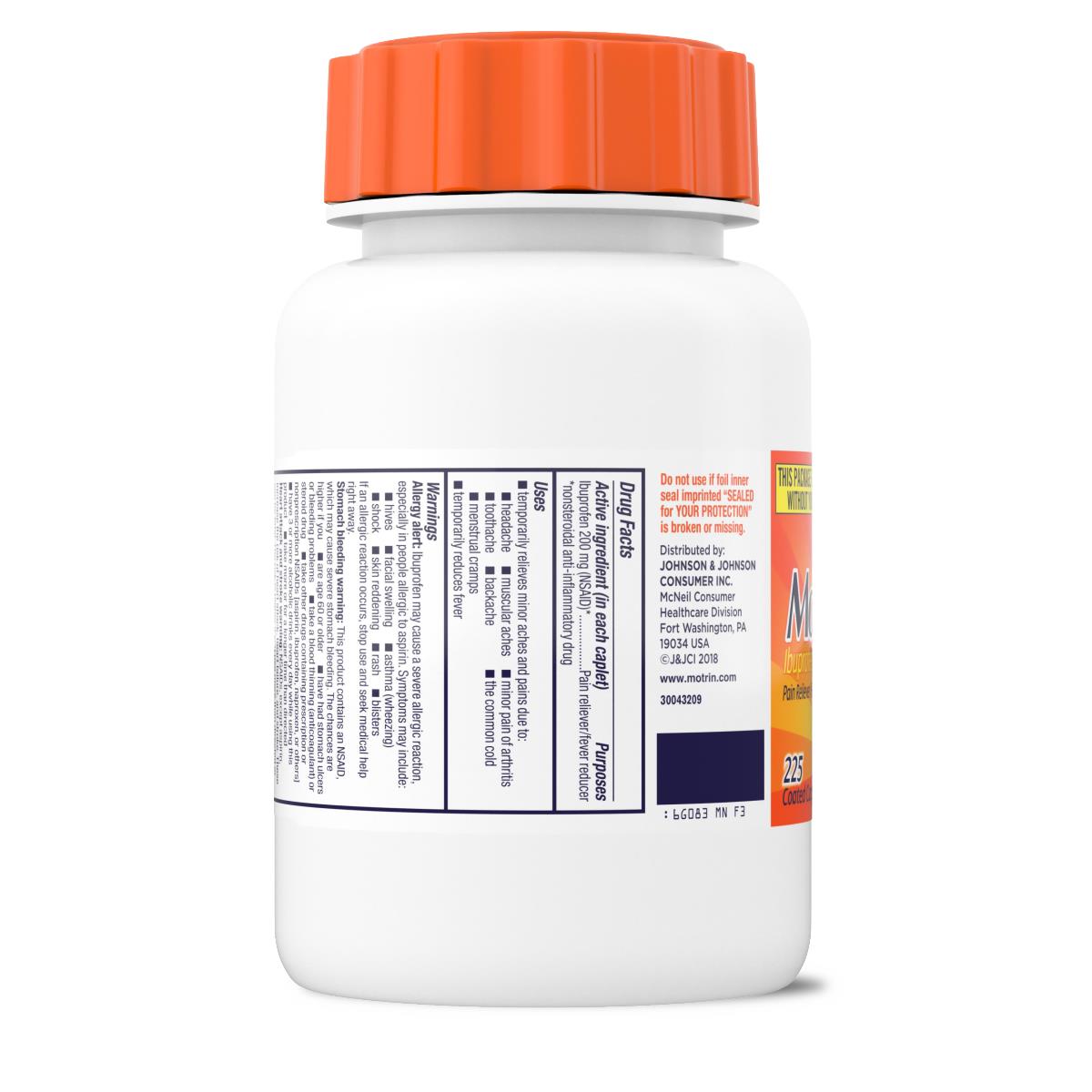 Motrin Pain Reliever And Fever Reducer Caplets - BeHope