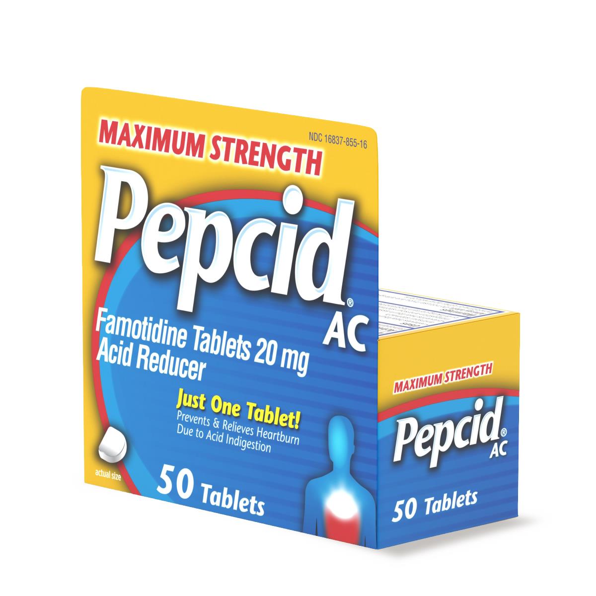 Pepcid AC Maximum Strength Famotidine Tablets
