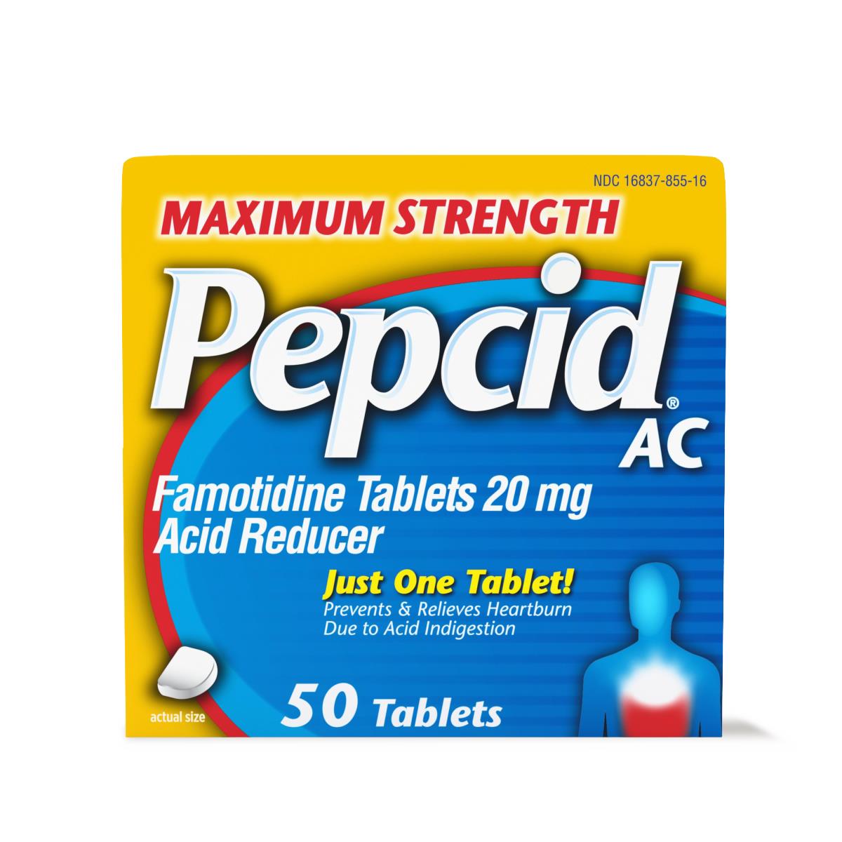 Pepcid AC Maximum Strength Famotidine Tablets