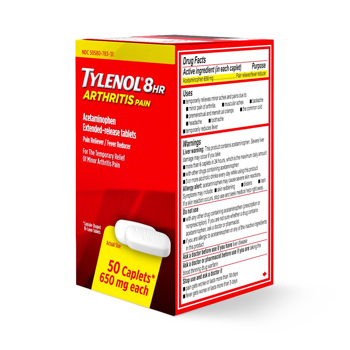 Tylenol 8-hour Arthritis Pain Tablets - BeHope