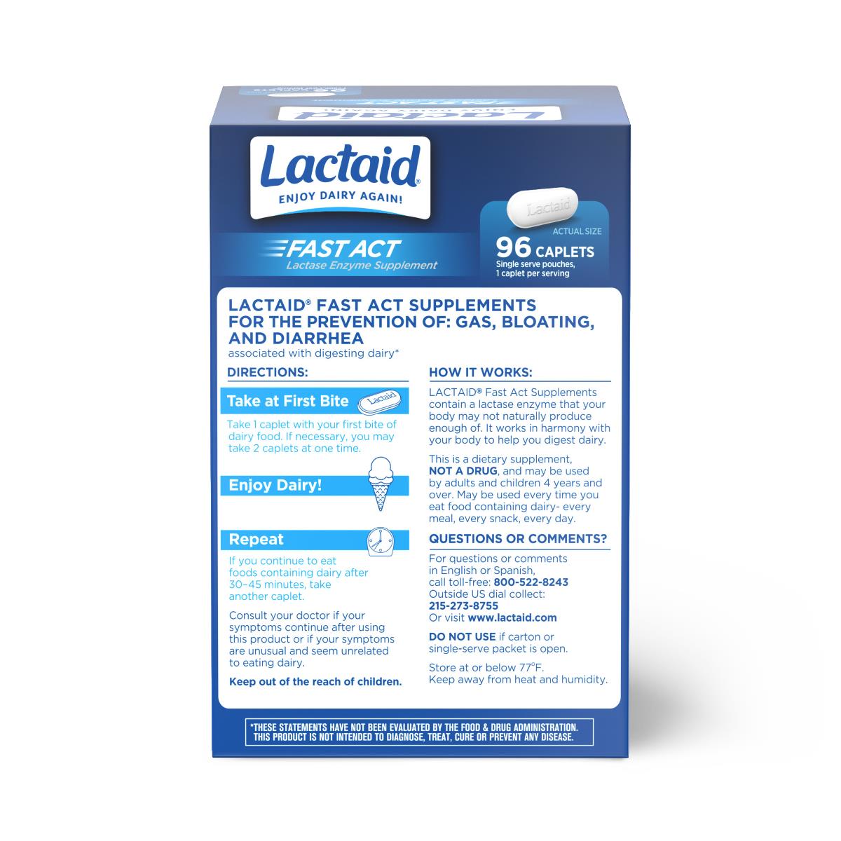 Lactaid Fast Act Caplets