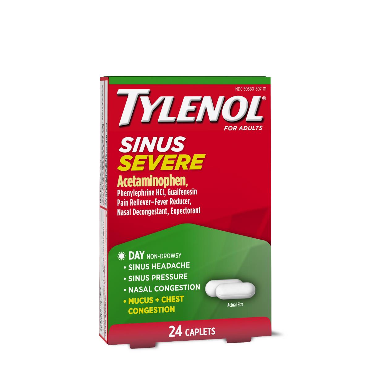 Tylenol Sinus And Headache Daytime Nondrowsy Caplets - BeHope