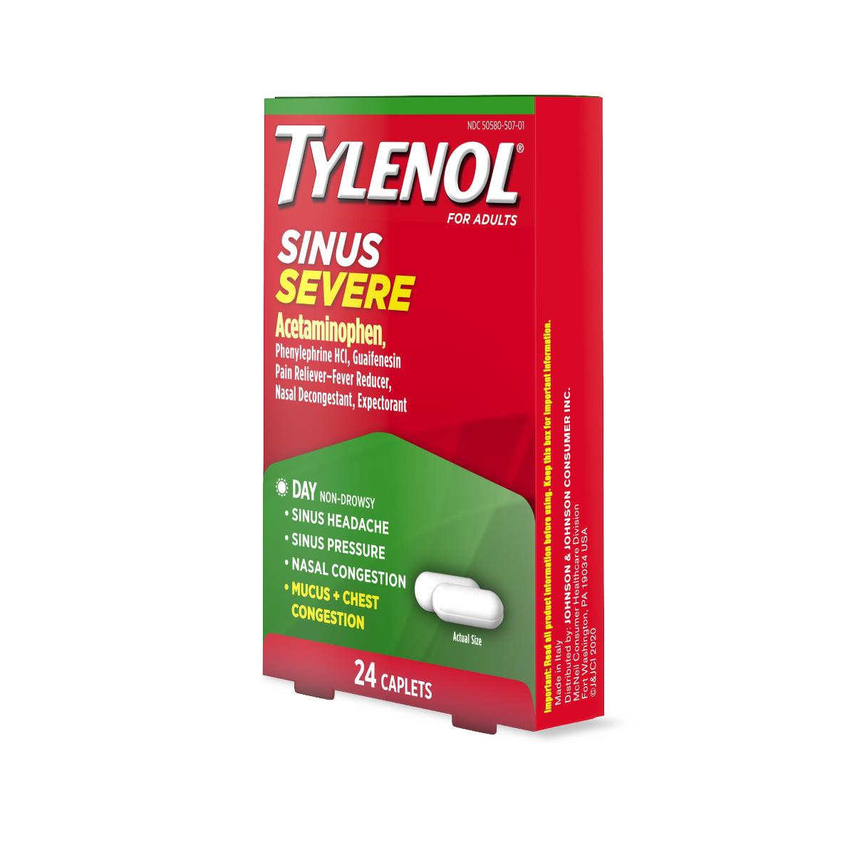 Tylenol Sinus And Headache Daytime Nondrowsy Caplets - BeHope