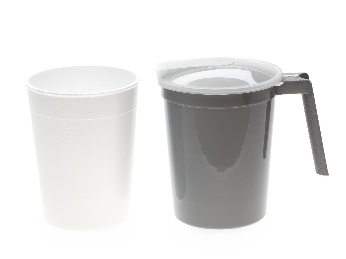 Medline Water Pitcher Set With Foam Inner Liner - BeHope