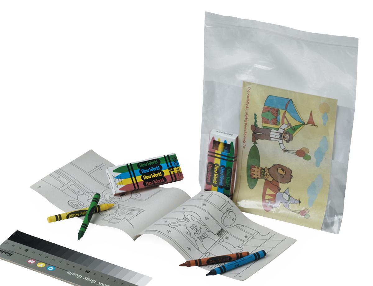 Medline Pediatric Coloring Book And Crayons - BeHope