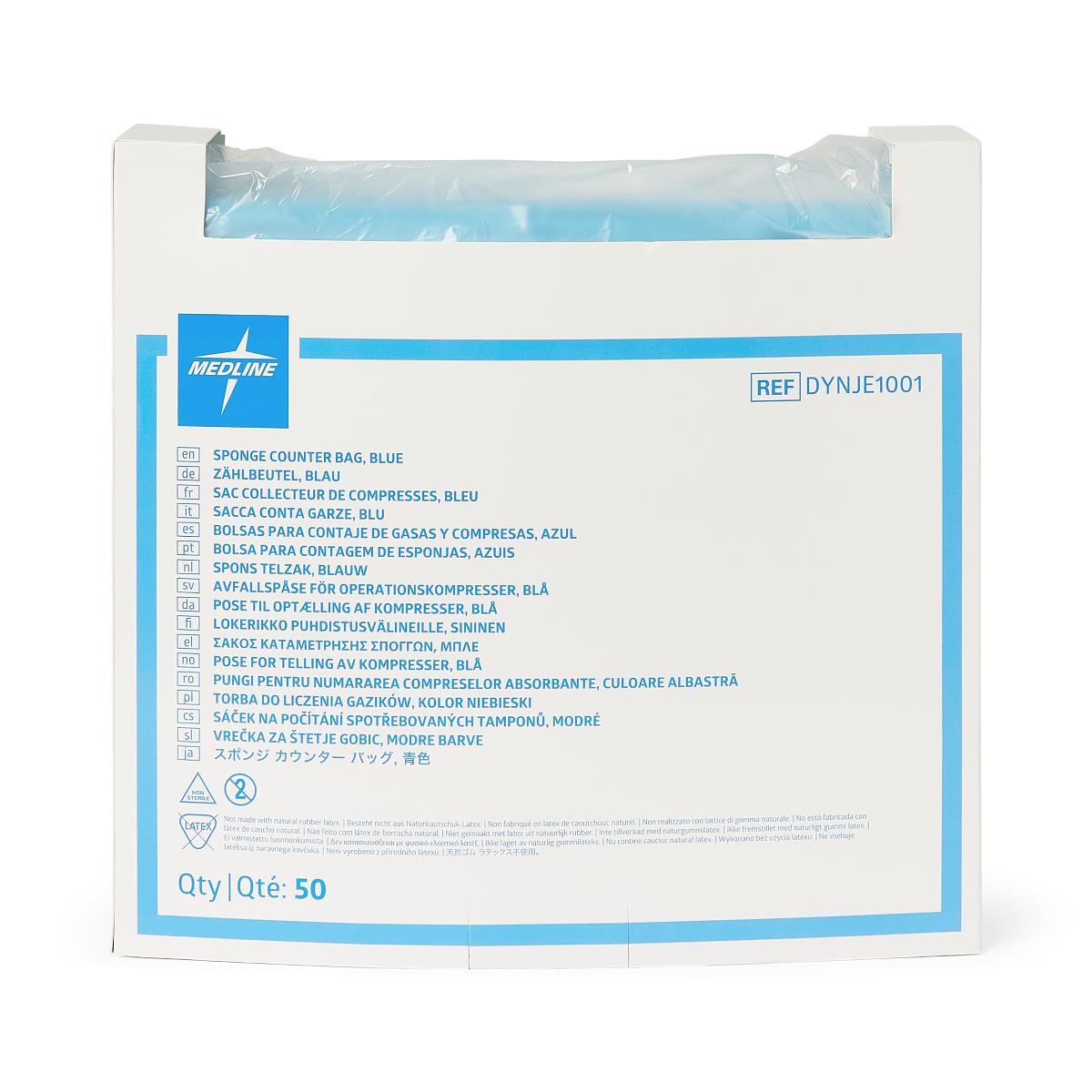 Medline Surgical Sponge Counter Bag