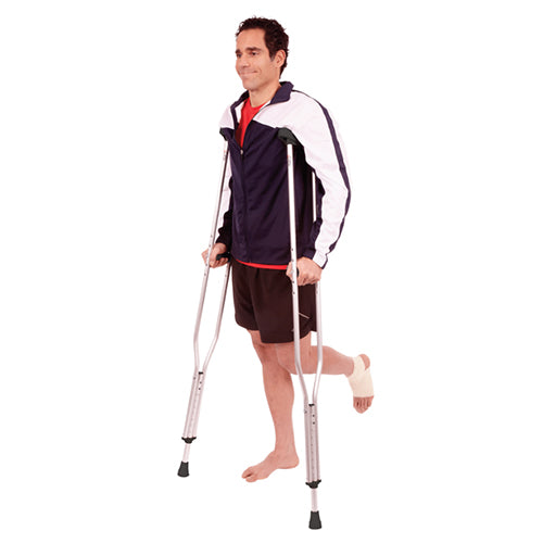 Carex Folding Crutches Pair Universal Size - BeHope