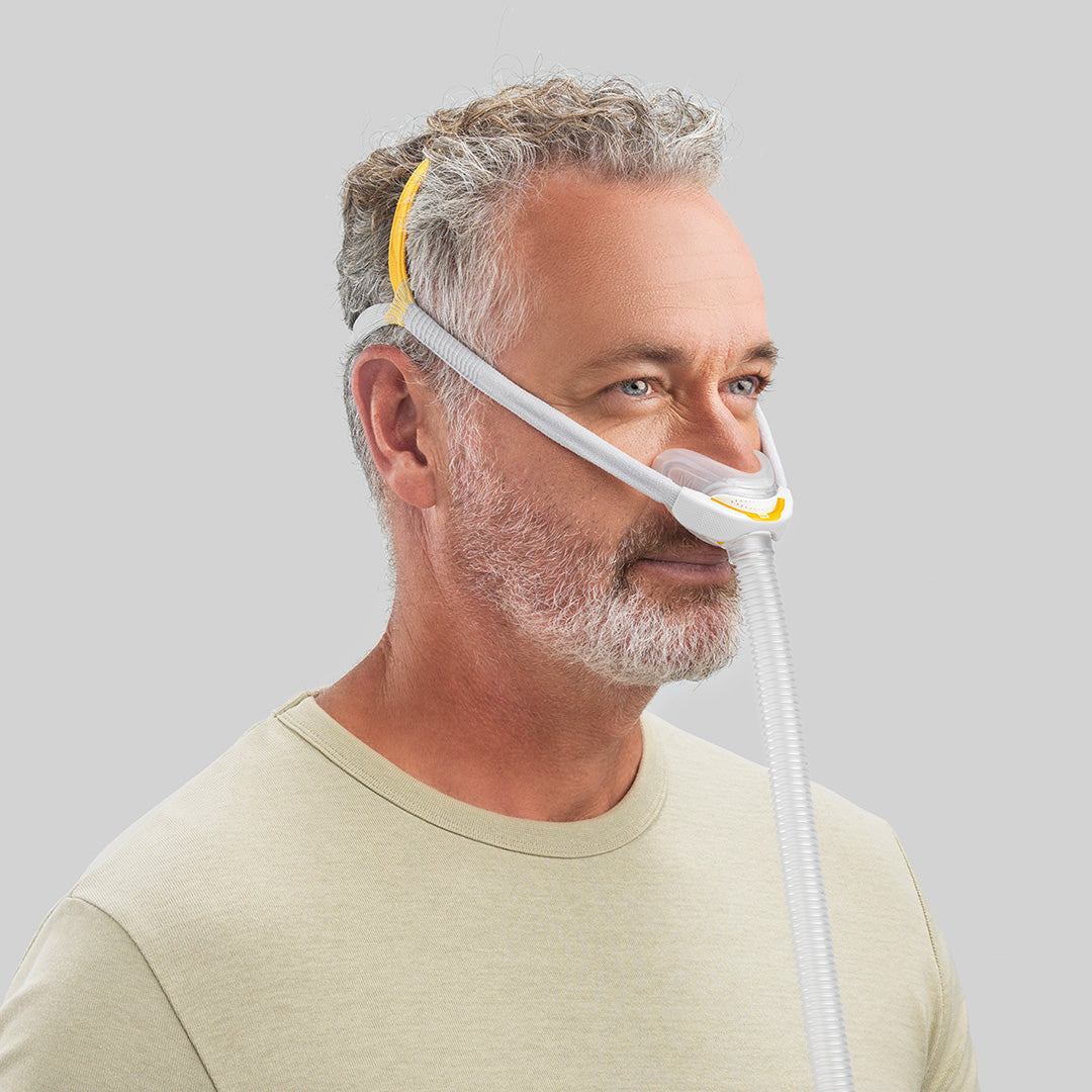 F&P Solo Nasal CPAP Mask with Soft Cushion Headgear - BeHope