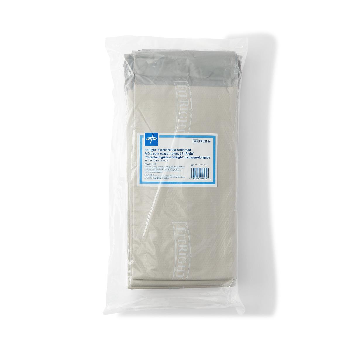 FitRight Extended-Use Premium Underpads - BeHope