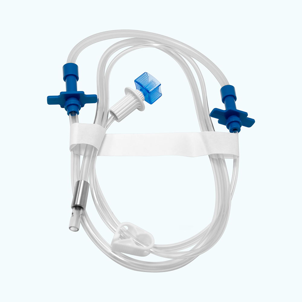 Pharmacy Pump Tube Set Baxter Repeater™ Macrobore Weighted Sinker - BeHope