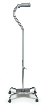 Lumex Silver Collection Quad Cane-low Prof-alum Sm Base(ea) - BeHope