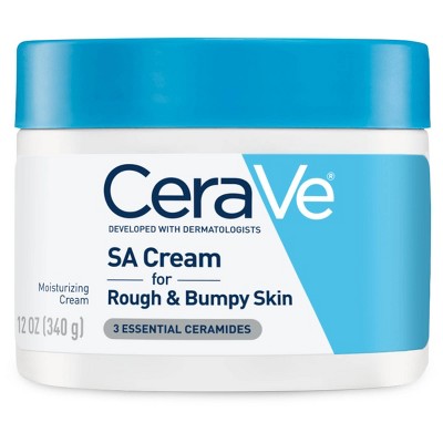 Hand And Body Moisturizer Cerave® Sa Cream For Rough And Bumpy Skin 12 Oz. Jar Unscented Cream - Behope