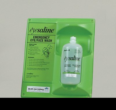 Eyewash Station Eyesaline® Wall Mount Emergency Eye Wash Solution - BeHope