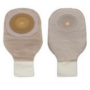 Premier One-piece Convex Skin Barrier 12in Drainable Pouch Clamp Closure - Box of 5
