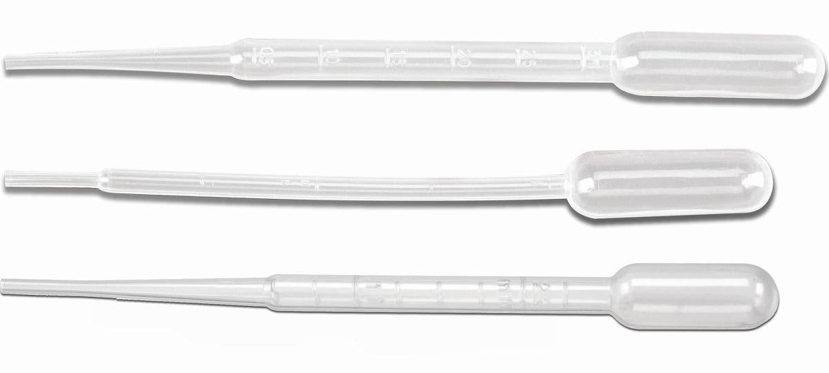 Sterile and Nonsterile Transfer Pipettes