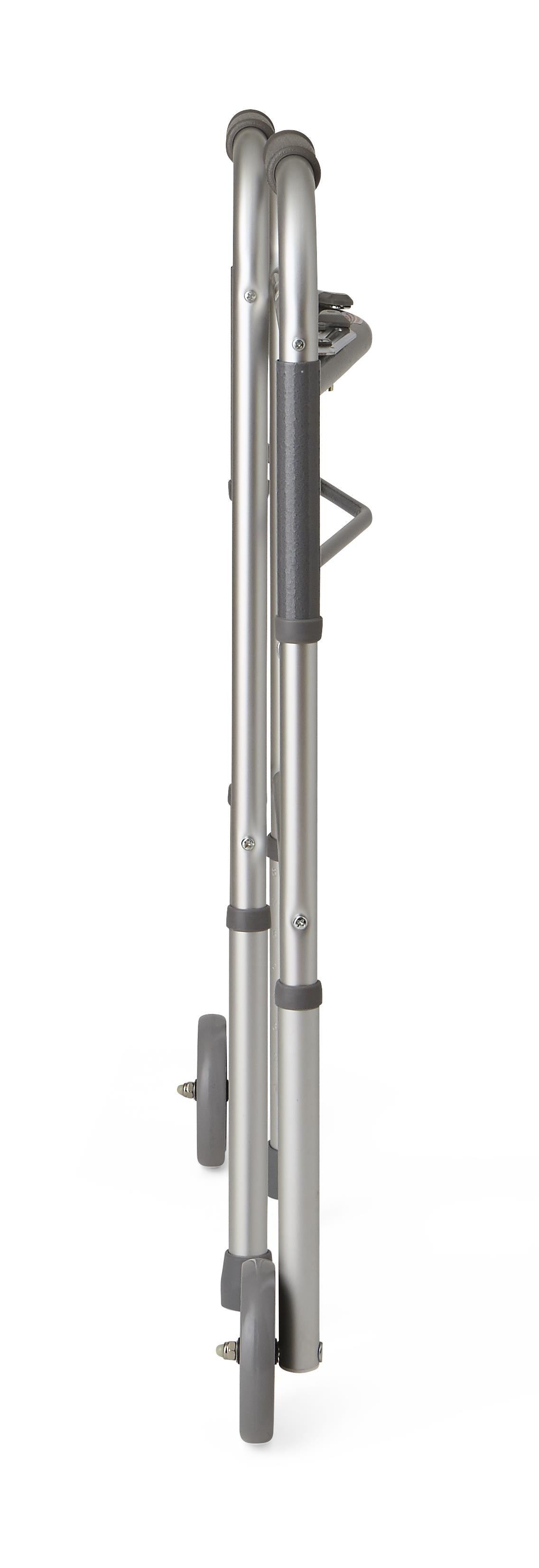 Medline Two-button Folding Walkers With 5" Wheels - BeHope