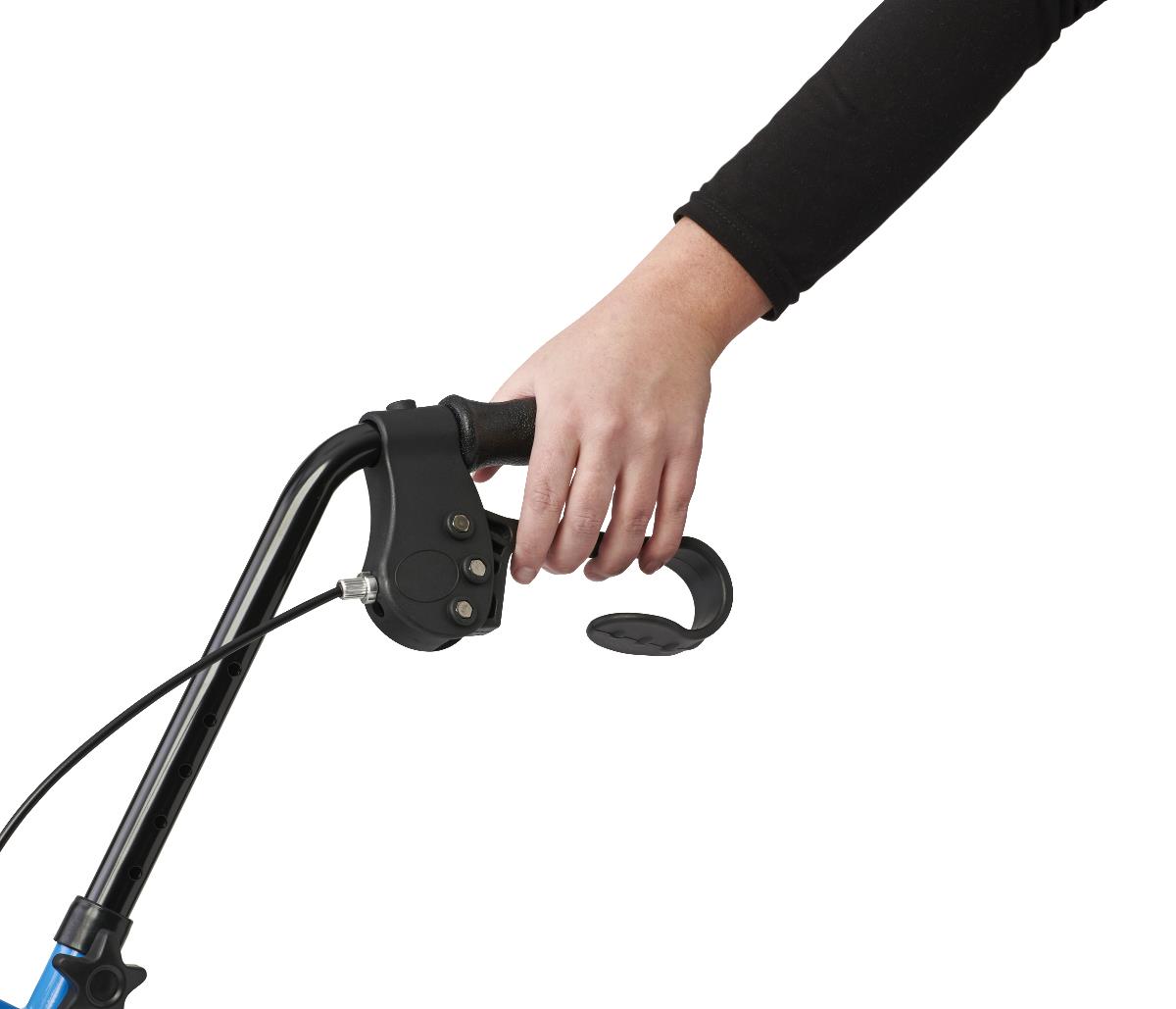Medline Basic Steel Rollator, showing the sturdy steel construction.