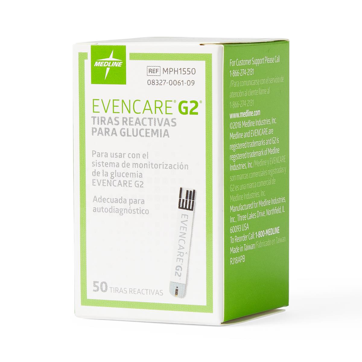 Evencare G2 Blood Glucose Monitoring System, close-up of device.