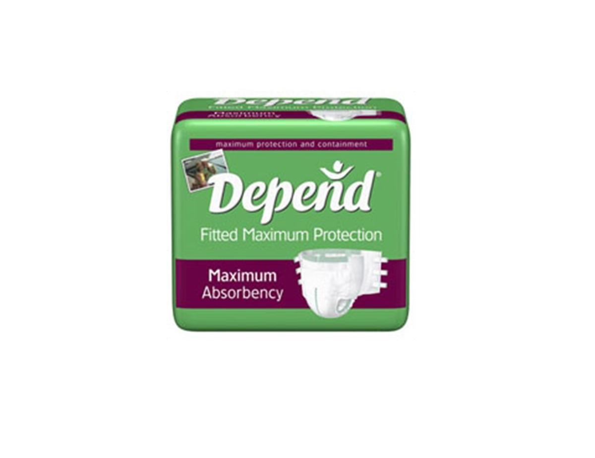 Depend Disposable Adult Incontinence Protection Briefs