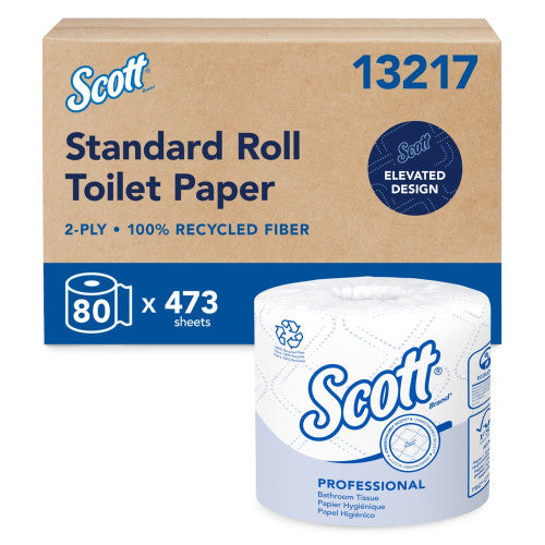 Toilet Tissue Scott® Strong Absorbent Individually Wrapped Universal Cored Roll - BeHope