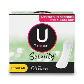 U by Kotex Clean + Secure Panty Liners