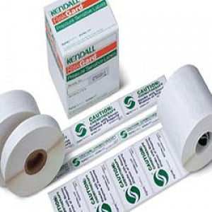 Pre-printed Label Kendall Healthcare Caution Label White Paper Chemotherapy Green Biohazard 1/2 X 3 Inch - Behope