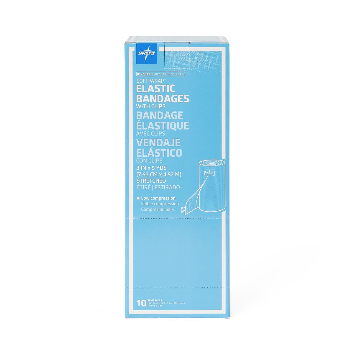 Medline Soft-Wrap Nonsterile Elastic Bandages