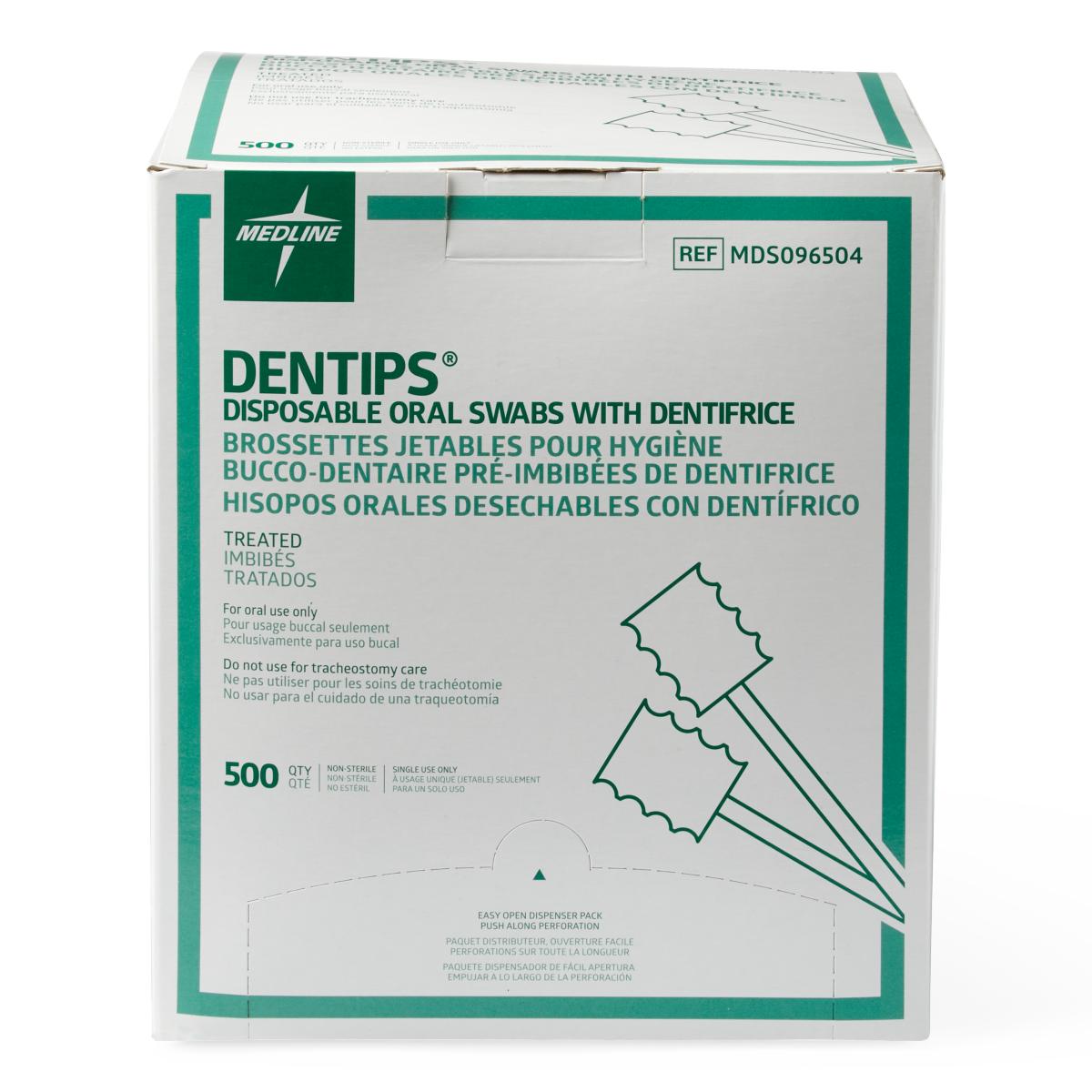DenTips Treated and Untreated Oral Swabs