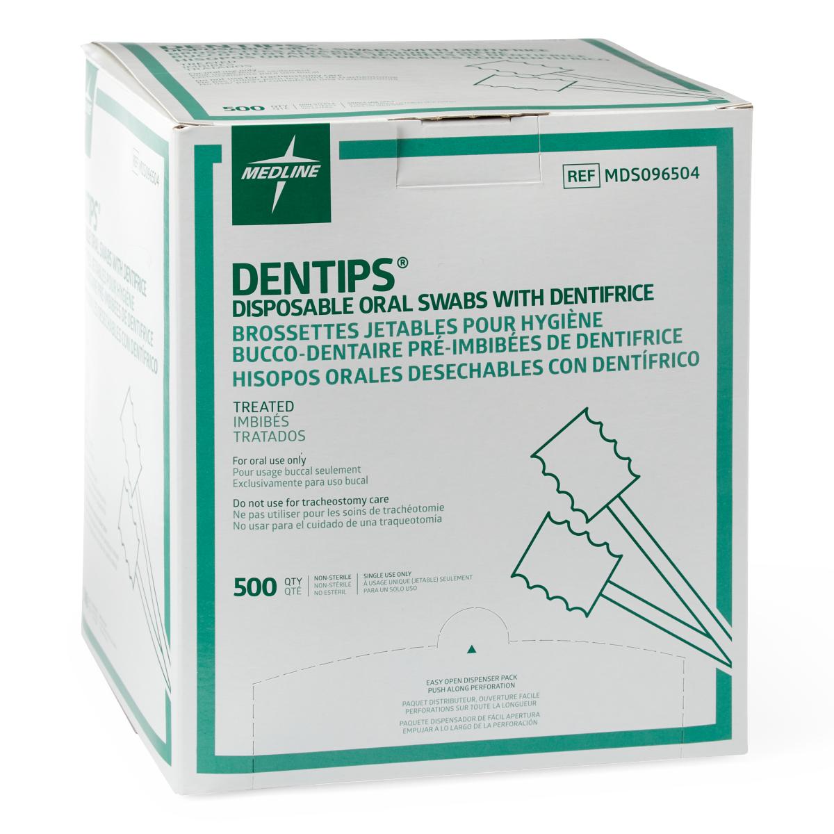 DenTips Treated and Untreated Oral Swabs