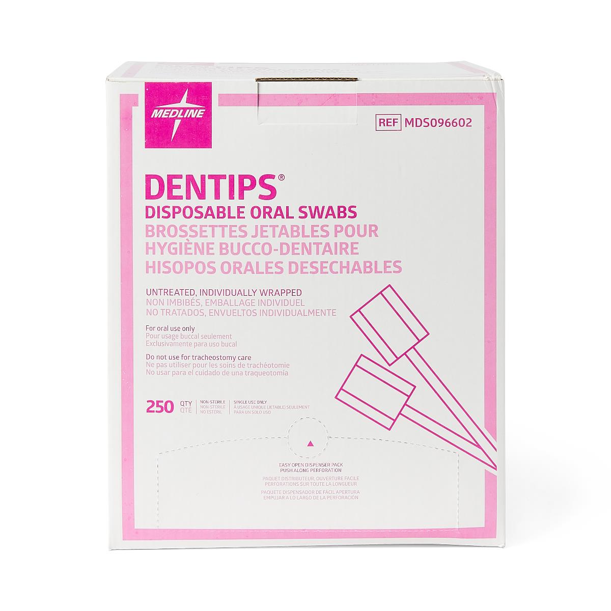 DenTips Treated and Untreated Oral Swabs