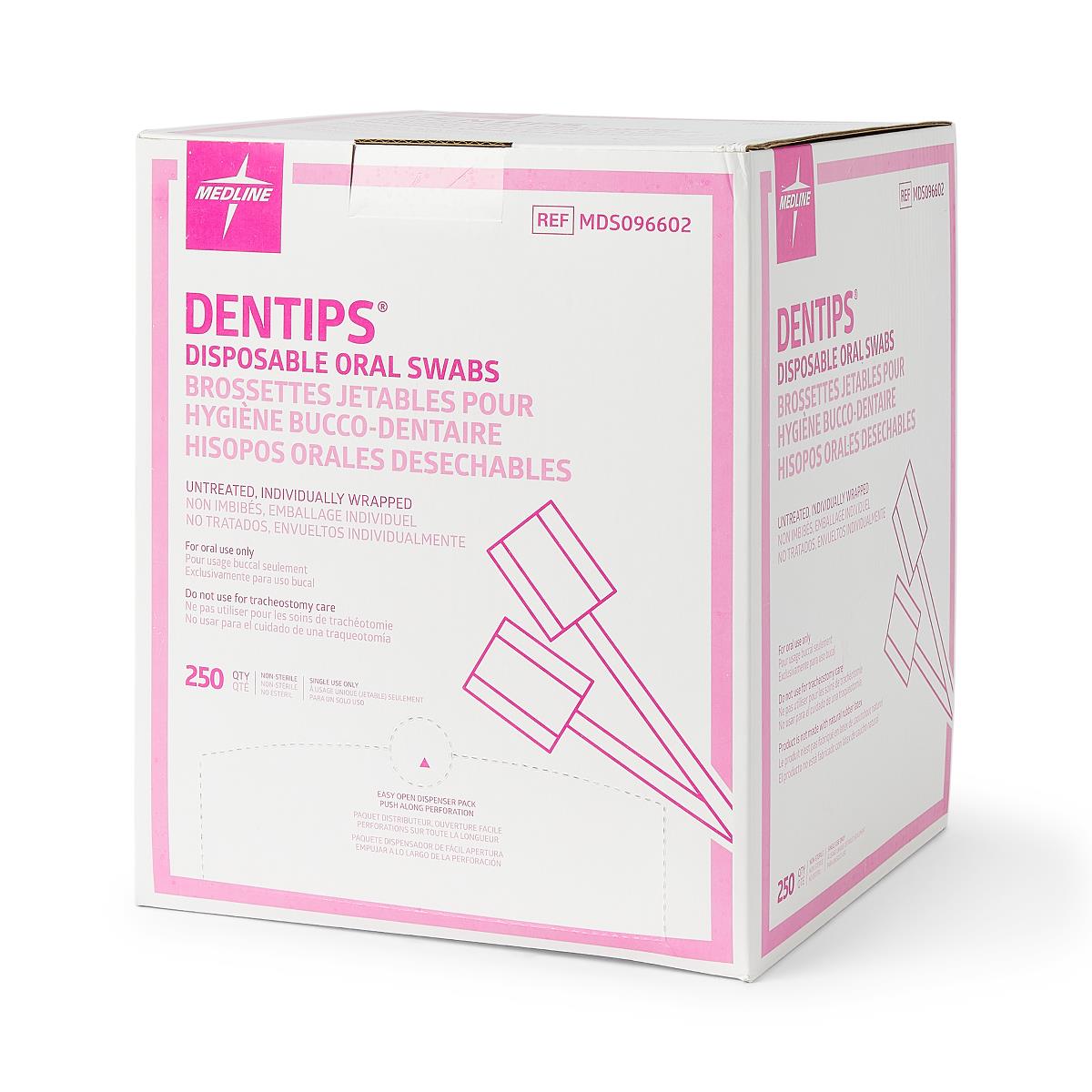 DenTips Treated and Untreated Oral Swabs