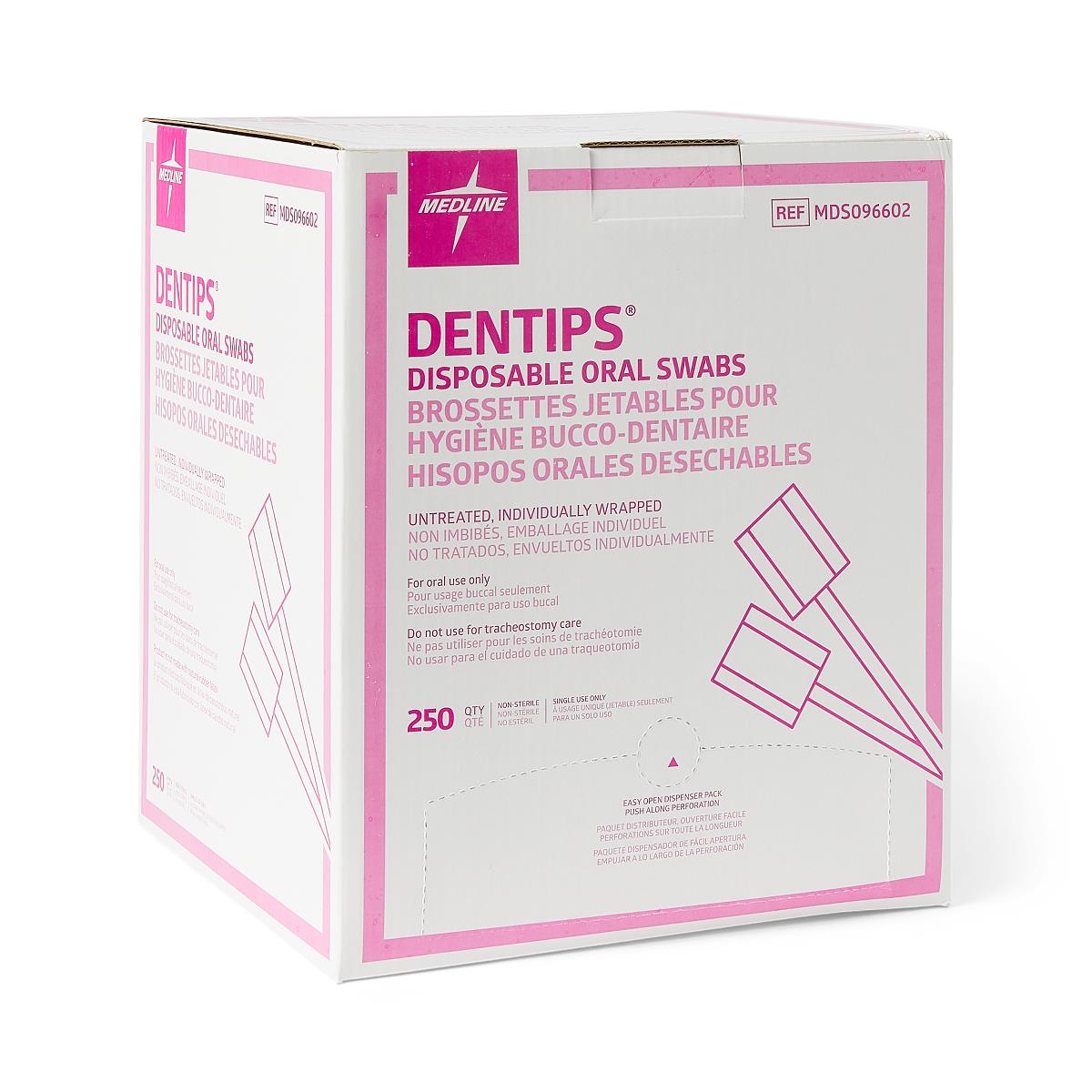 DenTips Treated and Untreated Oral Swabs